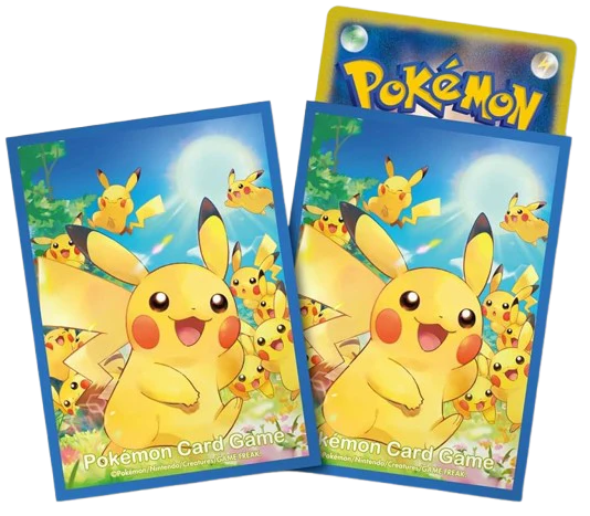 Sleeves Pokemon Pikachu Azul 64u