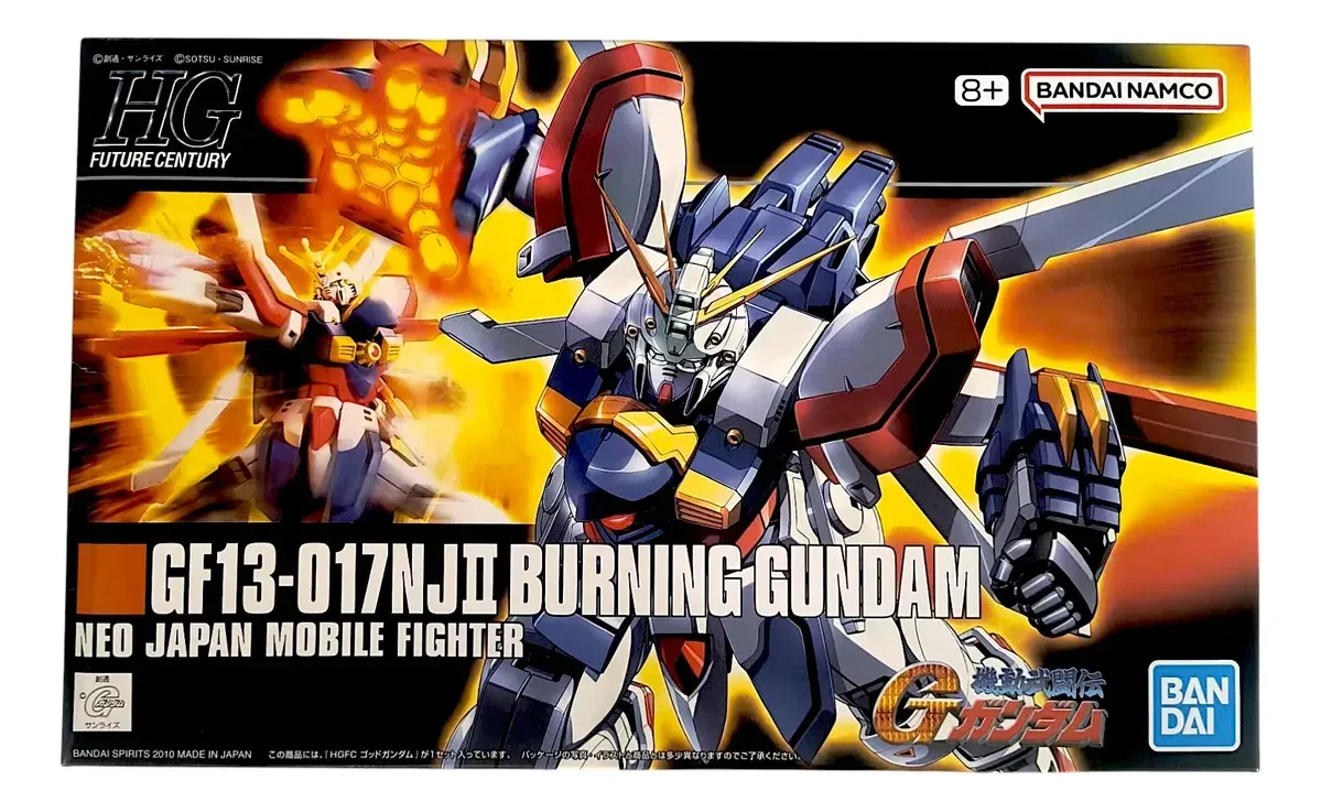HG GF13-017NJII Burning Gundam
